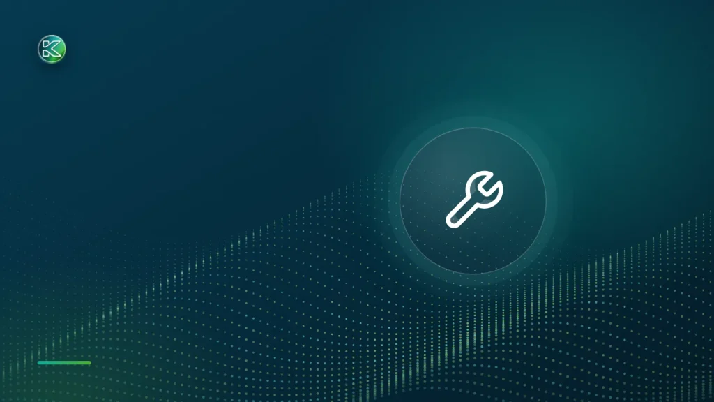 Branded Kreativworx cover with a browser window and refresh arrows line icon on a navy and teal background