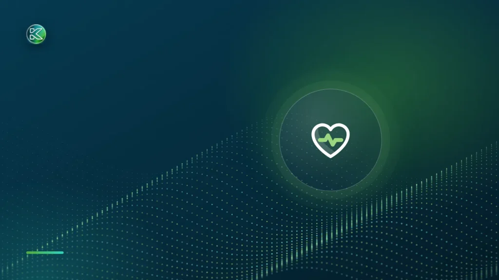 Branded Kreativworx cover with a browser window and heart line icon on a navy and teal background